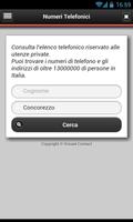 Numeri Telefonici capture d'écran 1