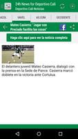 Deportivo Cali Noticias 24h capture d'écran 3