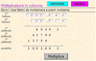 Moltiplicatore in colonna screenshot 3