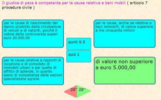 Quiz di procedura civile capture d'écran 1