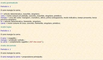 Analisi grammaticale italiana تصوير الشاشة 2
