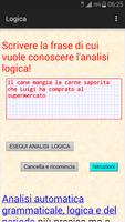 Analisi logica italiana โปสเตอร์