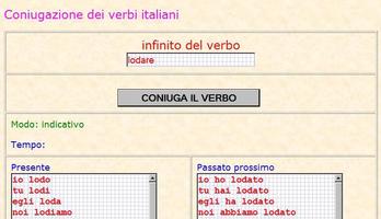 برنامه‌نما Verbi italiani عکس از صفحه