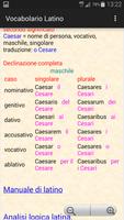 Vocabolario latino-italiano capture d'écran 1