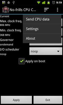 No-Frills CPU Control Для Андроид - Скачать APK
