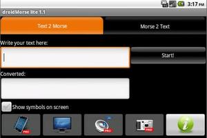 droidMorse lite screenshot 3