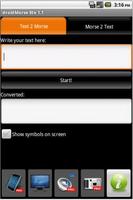 droidMorse lite Affiche