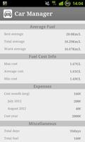 Car Fuel Manager - Free syot layar 1