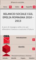 bilancio sociale CGIL E-R постер