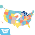 US States Map Quiz - 50 States icône
