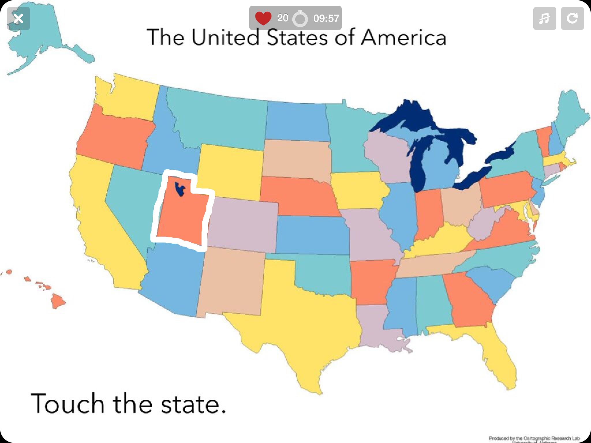 Us States Map Quiz 50 States For Android Apk Download
