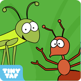 Ant and Grasshopper Storybook icône