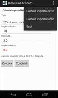 Ritenuta D'Acconto screenshot 1