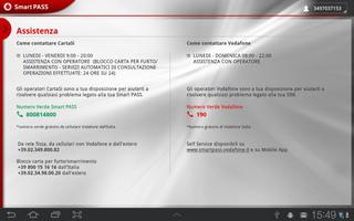 Vodafone Smart PASS per Tablet capture d'écran 2