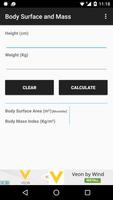 پوستر Body Surface and Mass