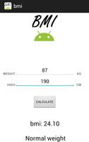 BMi Calculator! screenshot 1