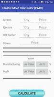 Plastic Mold Calculator (PMC) imagem de tela 1
