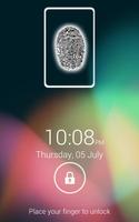 Fingerprint Screen Lock-Prank poster