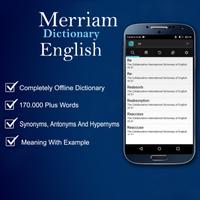 Free Meriam English Dictionary Affiche