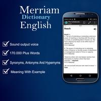 Free Meriam English Dictionary capture d'écran 1