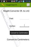 Height and Weight Converter Cartaz