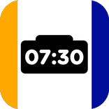 ひと目で昼夜が分かる時計