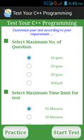 Test Your C++ Programming poster