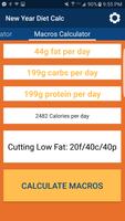 NewYearDietCalc (Macros+More) imagem de tela 2