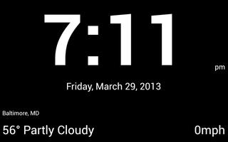 KeenClock2 BIG CLOCK and TEMP Screenshot 1