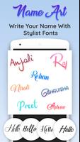 Name Art Photo Editor পোস্টার