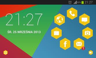 Hexagon Theme imagem de tela 3