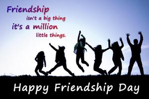 Friendship day 2017 : Sticker,Wallpaper & Quotes Poster