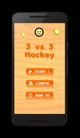 3vs3 Hockey - Two Players Game 포스터