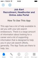 Job Alert poster