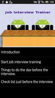 Job Interview Trainer Plakat