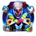 Cooles Joker-Clown-Thema Zeichen