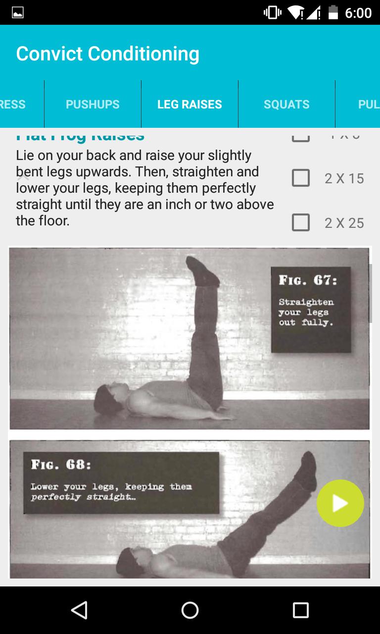 Convict Conditioning For Android Apk Download Convict Conditioning For Android Apk Download