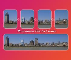 Joint photo image editor: Panorama effect Merger Affiche