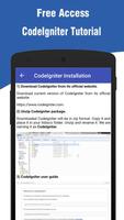 CodeIgniter Tutorial تصوير الشاشة 1