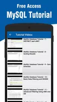 MySQL Tutorial скриншот 4