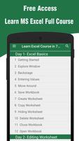 Learn Excel Course in 7 Days Affiche