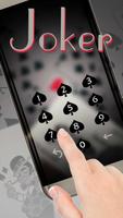 Black Joker Poker Card Theme syot layar 1