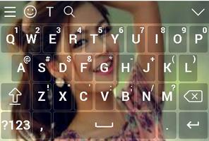 My Honey Photo Go Keyboard plakat