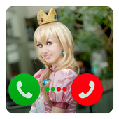 Princess Fake Call icon