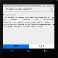 Signature Creator screenshot 1