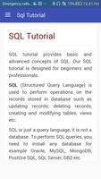 Learn SQL capture d'écran 3
