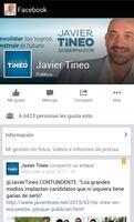 Javier Tineo APP syot layar 1