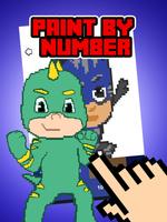 Color By Number Pixel Moonlight Hero Masks ảnh chụp màn hình 2