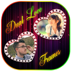 Dual Love Photo Frames أيقونة