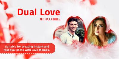 برنامه‌نما Dual Love Photo Frames عکس از صفحه